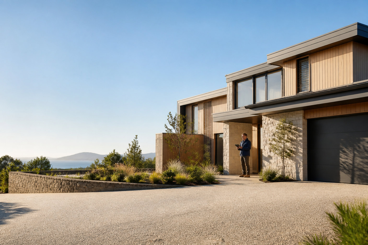 Modern home exterior